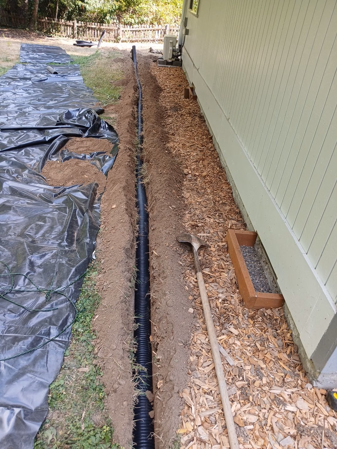 we install French drains for homes across the Portland Metro, Oregon Coast